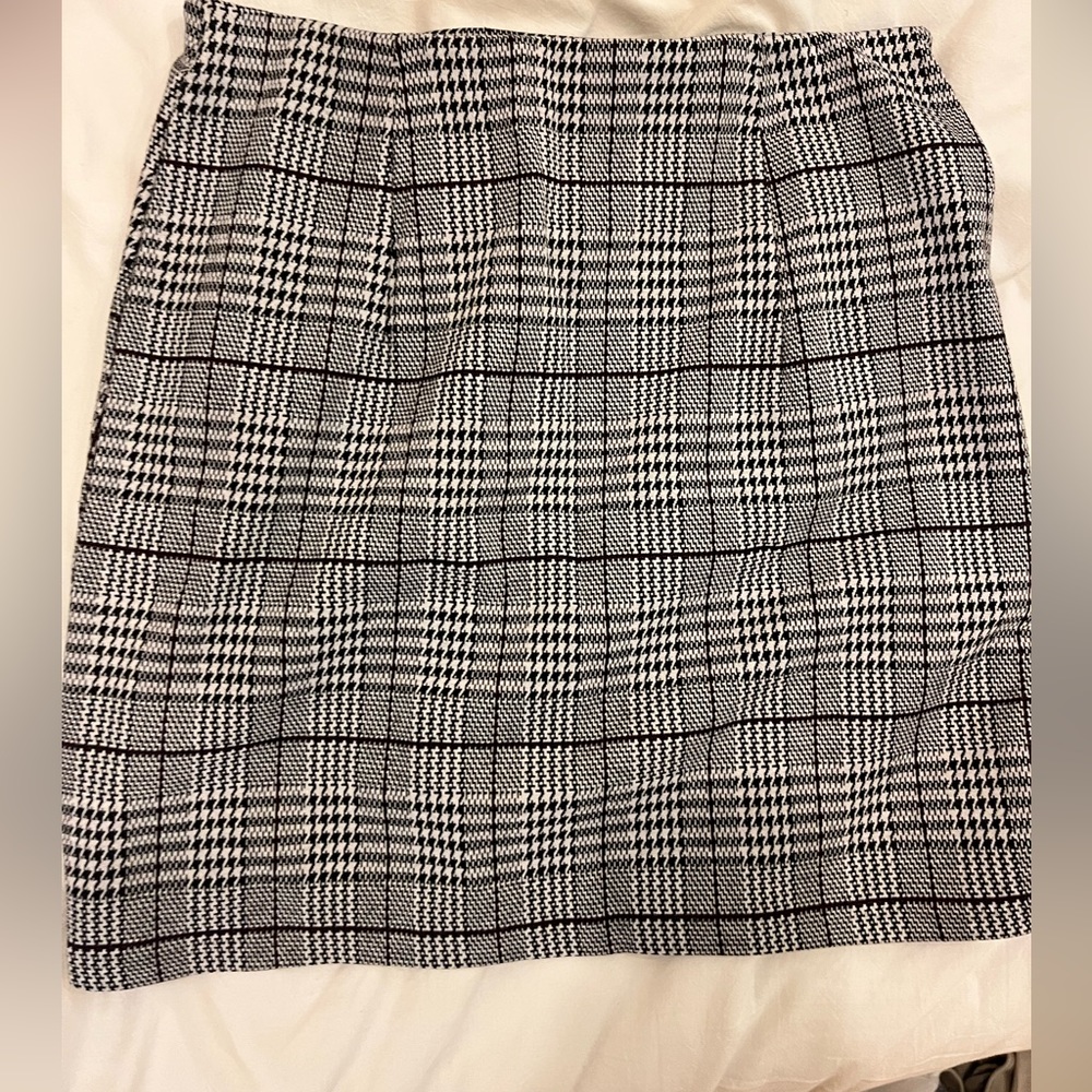 Plaid Mini Skirt
